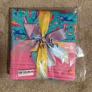 New in Bag Posh Peanut x Lisa Frank Blanket